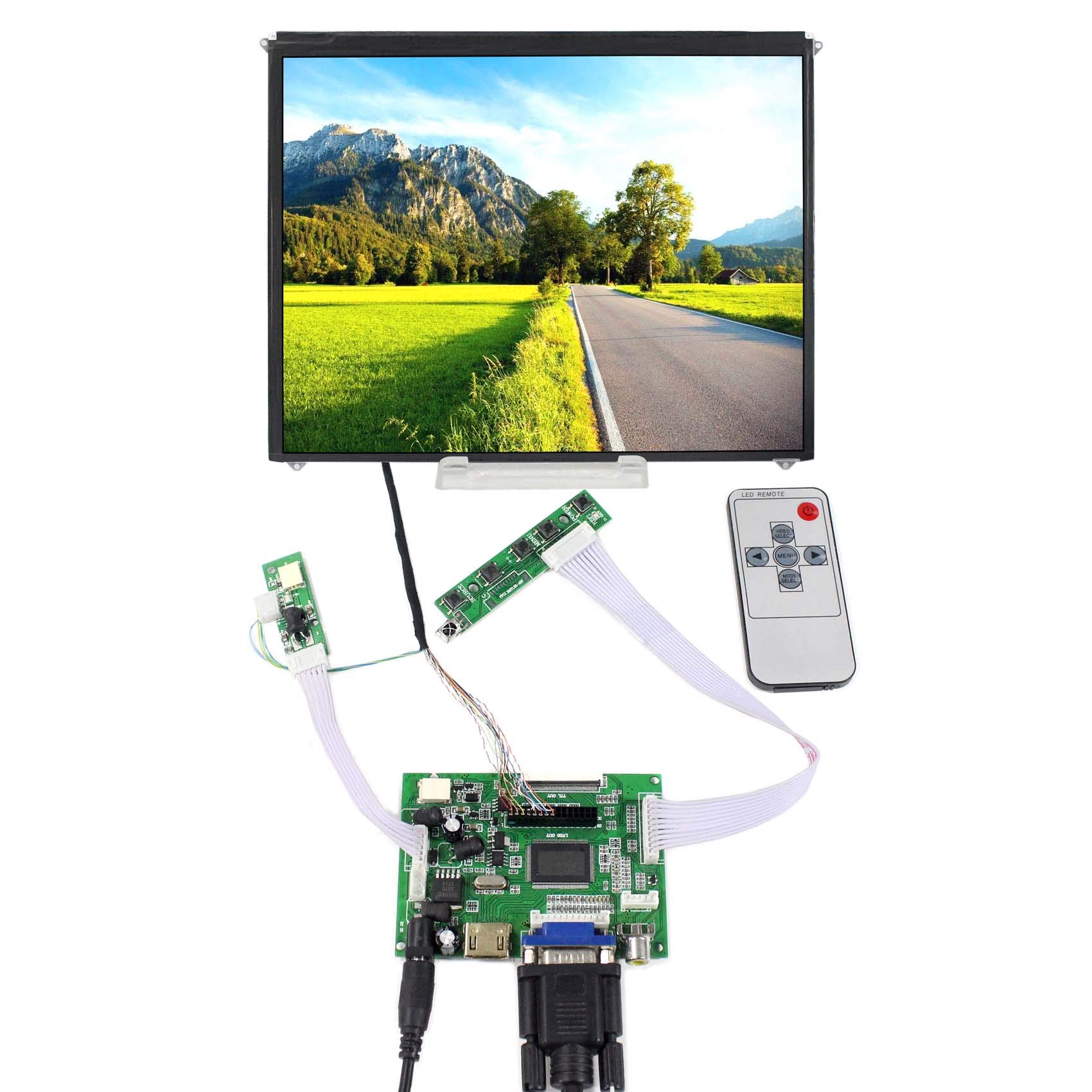 Amazon.co.jp: VSDISPLAY 9.7インチ HDMI VGA 2AV LCD コントローラー